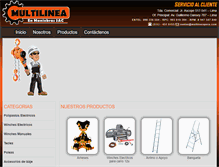 Tablet Screenshot of multilineaperu.com